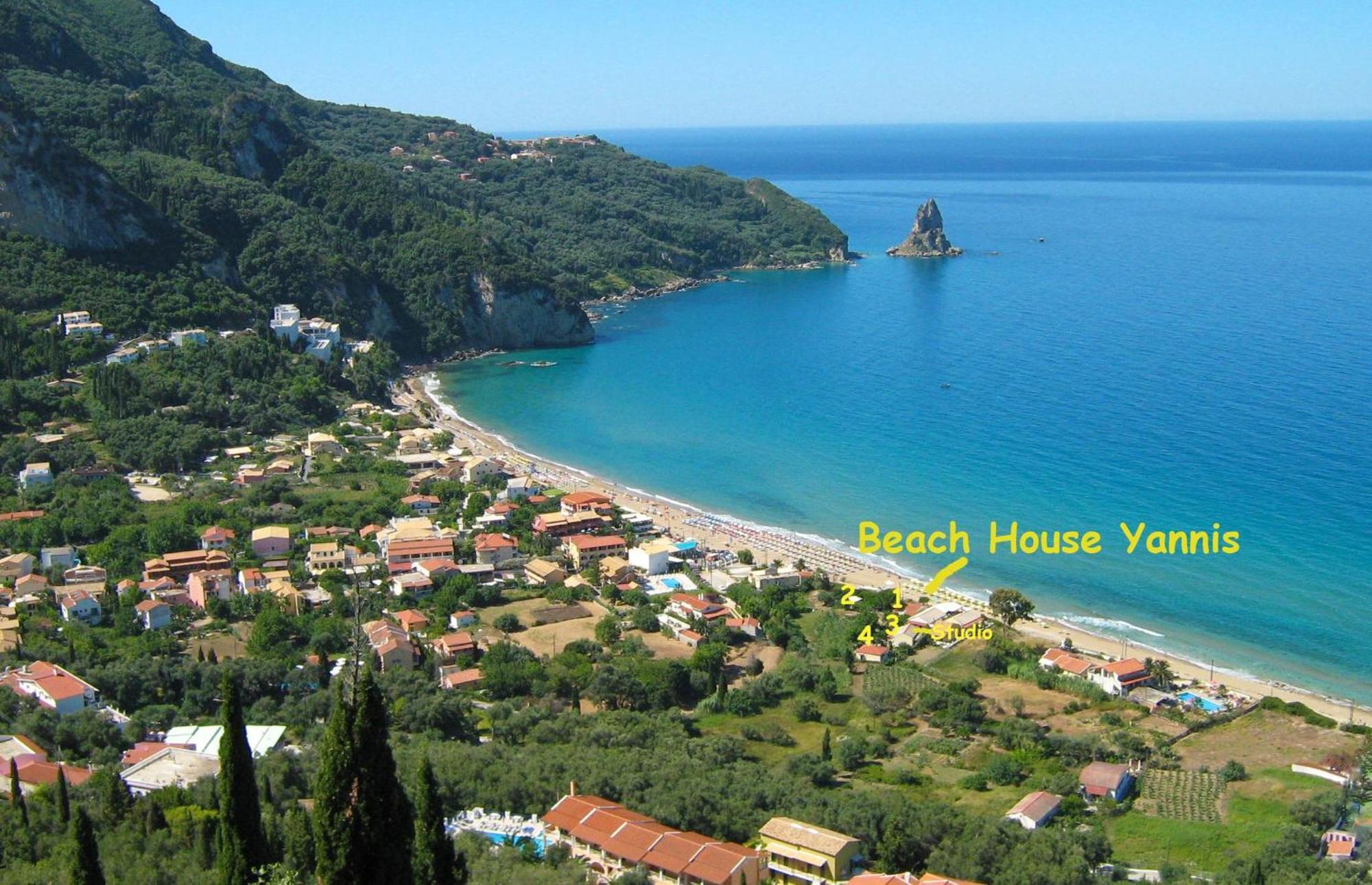 Beach House Yannis 3 In Agios Gordios Beach On Corfu Extérieur photo